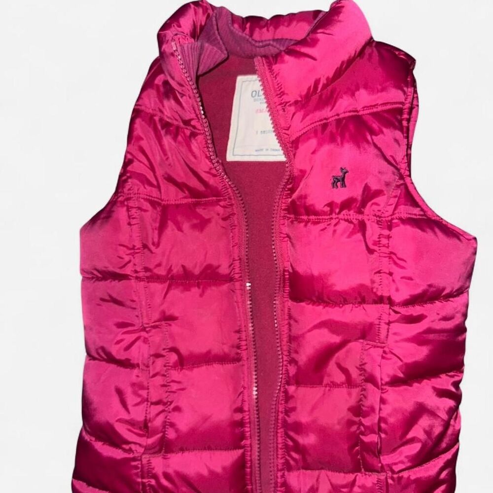 Old-navy Girl's Pink puffer vest